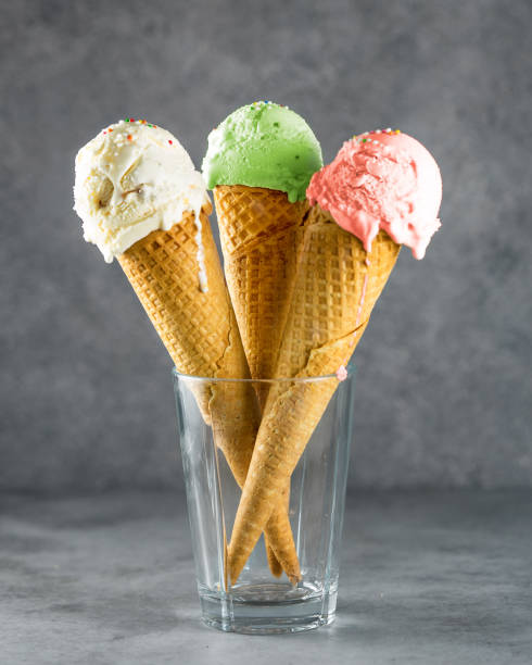 istock Three flavours of ice cream 1058140244