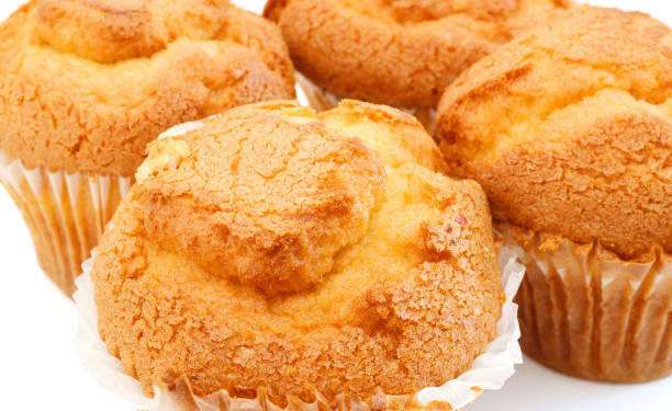 istock tasty muffin cake, isolated on background 1058142442