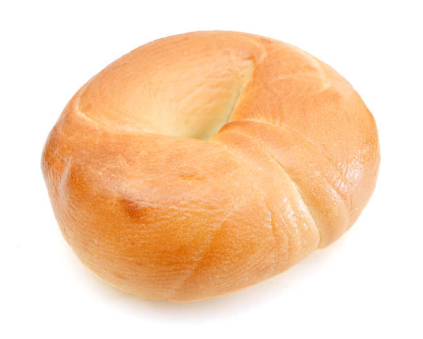 istock Fresh Bagel Isolated on a White Background 1058142460