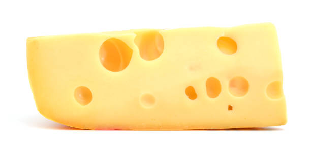 istock piece of cheese isolated on a white background 1058142666
