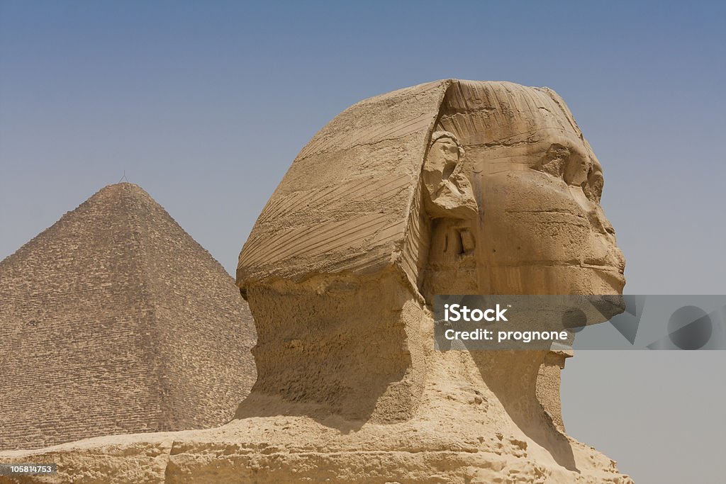 Sfinks i piramidy egipskie - Zbiór zdjęć royalty-free (Azja Zachodnia)