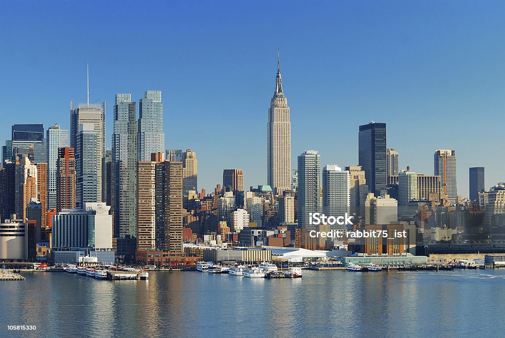 HORIZONTE DE MANHATTAN - Foto de stock de Aire libre libre de derechos