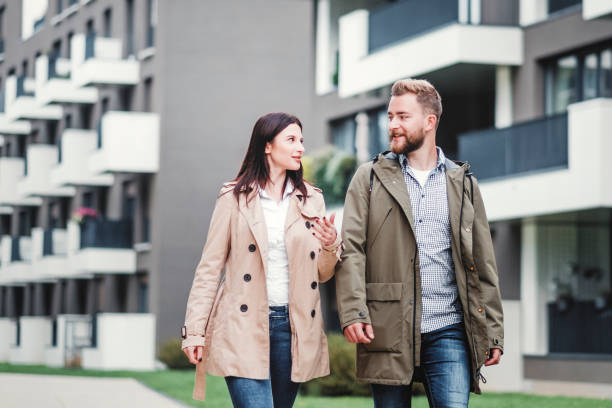 istock Young couple looking for apartment 1058160972