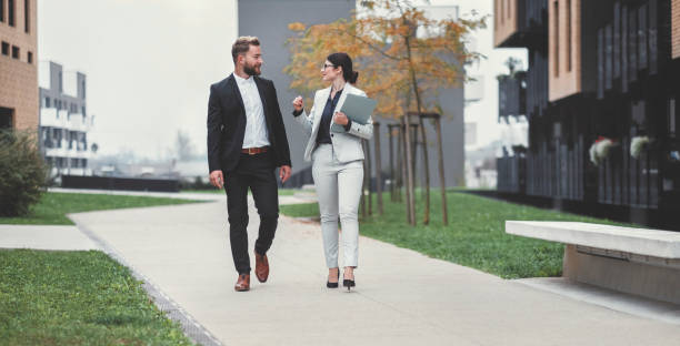 istock Real estate agent and businessman customer 1058164058