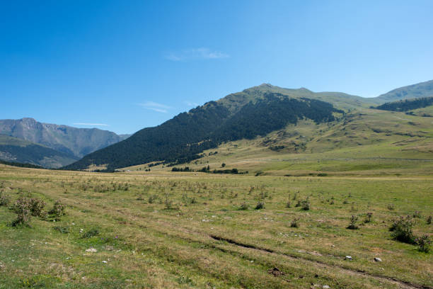 istock Mountains in Montgarri under blue sky, Valley of aran 1058166518