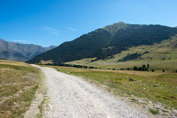 istock Mountains in Montgarri under blue sky, Valley of aran 1058166590