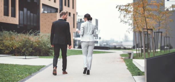 istock Real estate agent and businessman customer 1058168644
