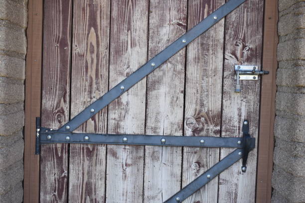 istock Old Wooden Door 1058180052