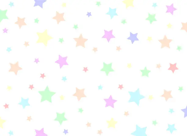 Vector illustration of star decoration background