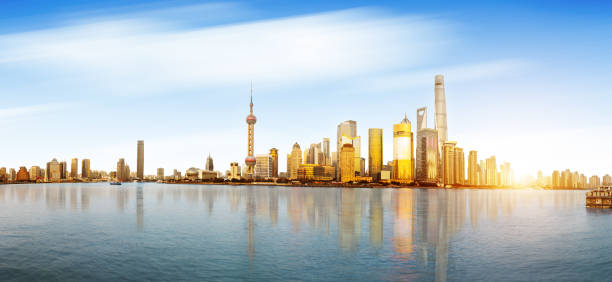 istock Shanghai skyline and cityscape 1058193900