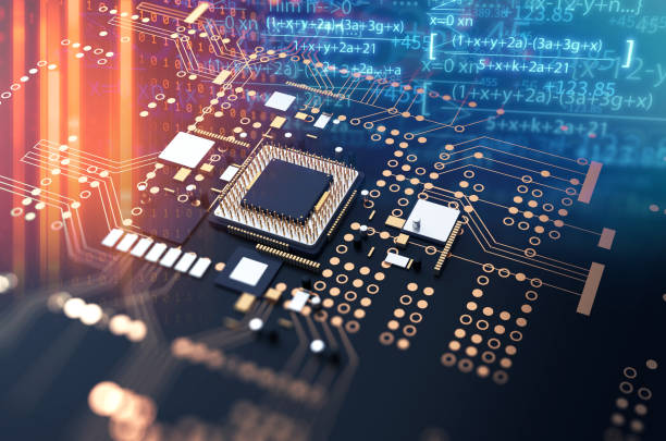 istock 3d rendering  of futuristic blue circuit board 1058199852