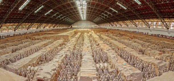 istock Terracotta Army in Xian, China 1058201934