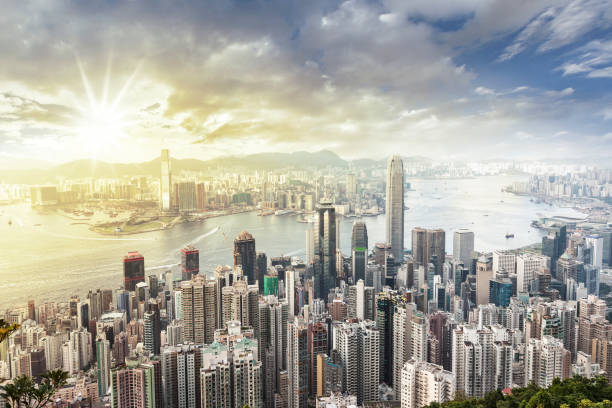 istock The Hongkong City skyline 1058209670