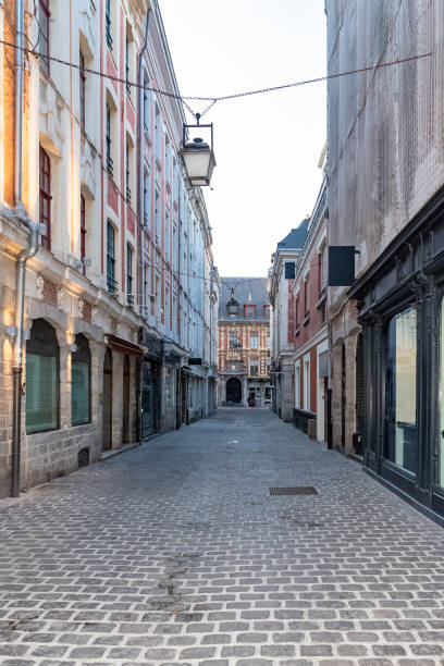 istock Lille, typical street in the center 1058218536