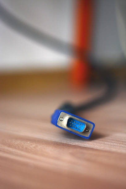 istock An end of a vga cable on the floor 1058225140