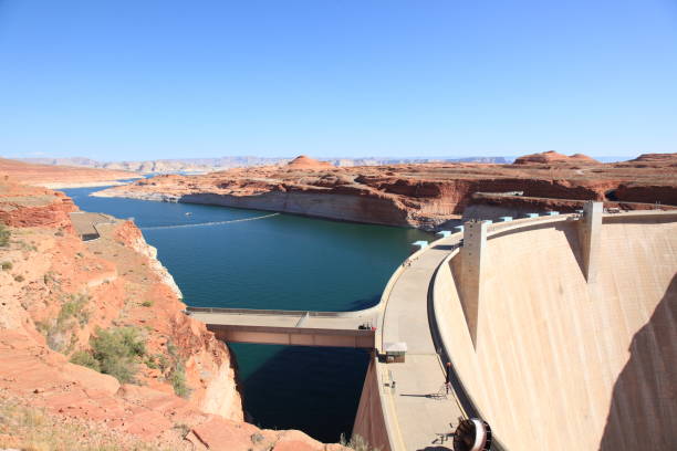istock Glen Canyon Dam with Colorado River 1058236306