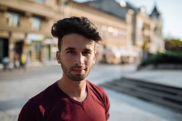 istock Middle Eastern handsome man in the city 1058236320
