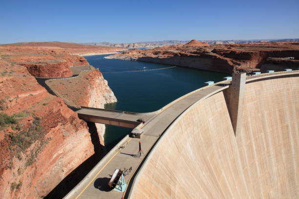 istock Glen Canyon Dam with Colorado River 1058236330