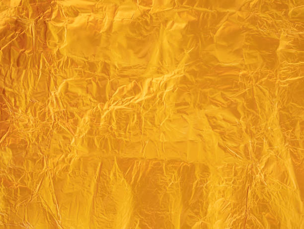 istock Golden paper texture for background. 1058242870