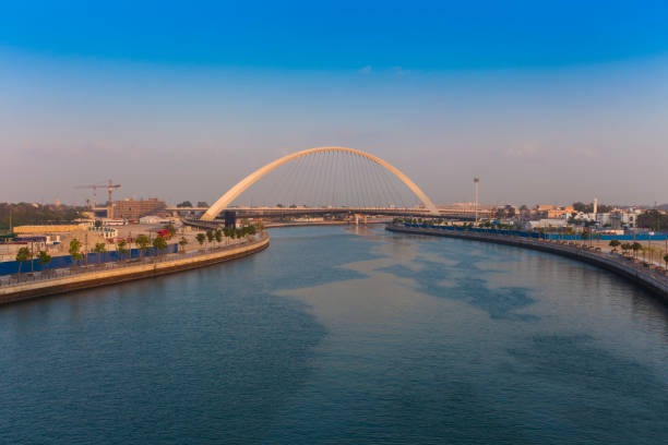 istock Tolerance Bridge in Dubai city 1058244052