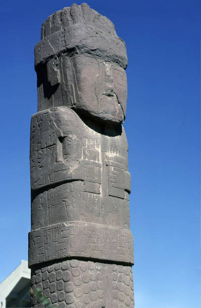 istock Sculpture in Tiahuanaco Bolivia 1058246796