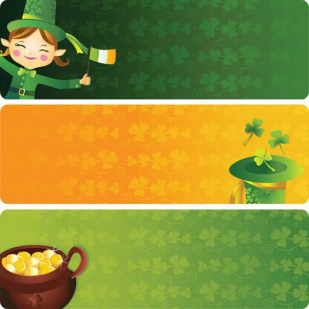 Vector illustration of St. Patrick's Day Banner