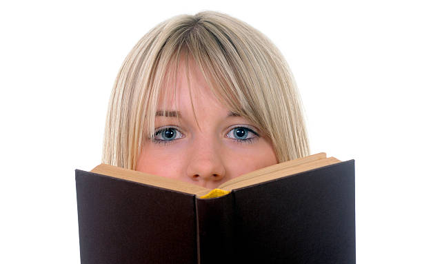 istock young woman with book 105825245