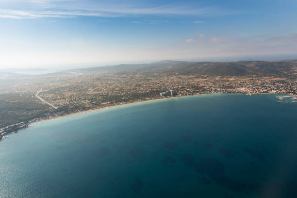 istock Aerial view of a summer site. 1058254320