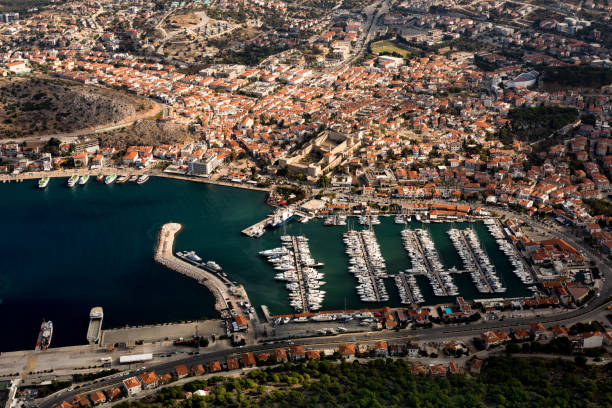 istock Aerial view of Cesme Izmir.. 1058255522