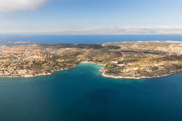 istock Aerial view of a summer site. 1058255972