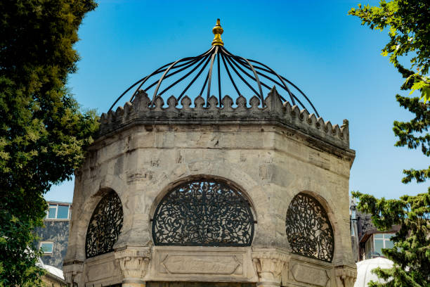 istock Outer view of dome in Ottoman architecture  in Turkey 1058262210