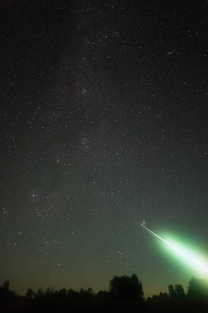 istock A very bright meteor from the constellation Perseus in August night 1058267408