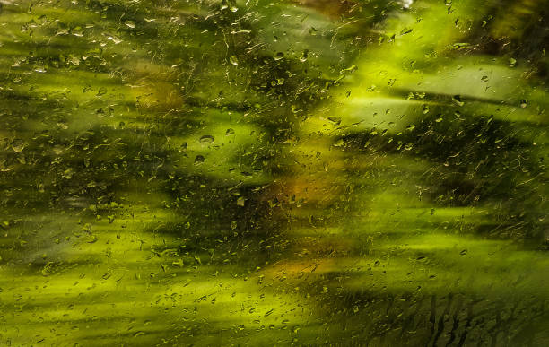 istock Abstract background of rain drop on glass 1058270798