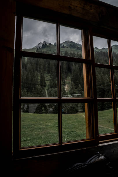 istock A view through a window in Switzerland 1058279984