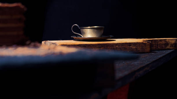 istock Coffee and homemade chocolate cake 1058284574