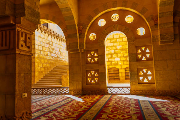 istock Interior of Al Mustafa mosque, Sinai, Egypt 1058284982
