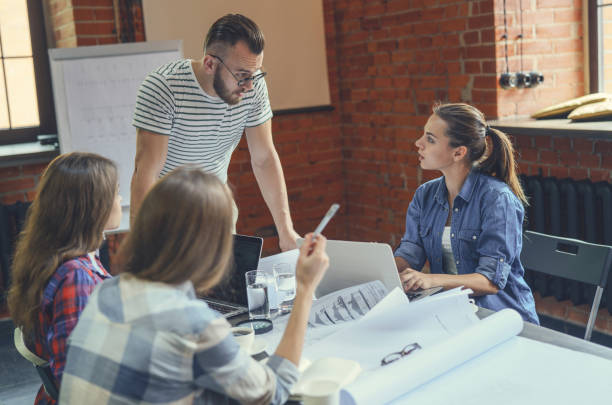 istock Young people at meeting 1058305746