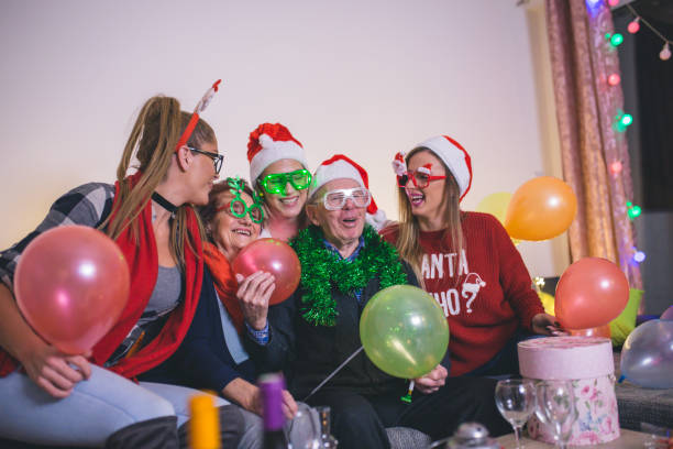 istock Family celebrating Christmas 1058309388