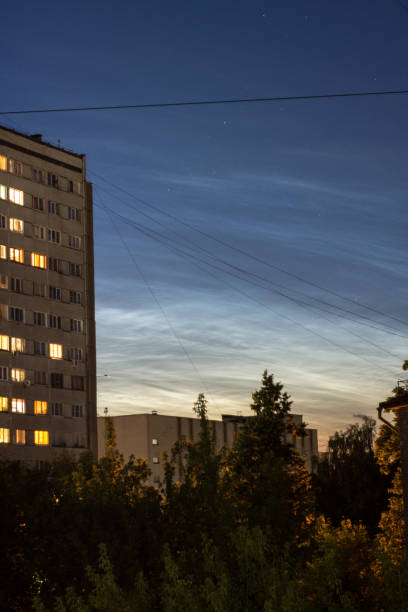 istock Silver clouds in the city 1058311980