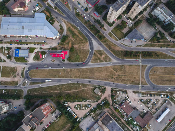 istock View of the track from the quadrocopter 1058313552