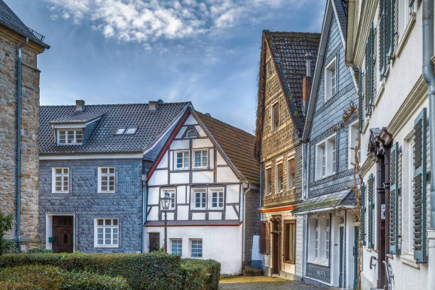 istock Street in Kettwig, Germany 1058313558