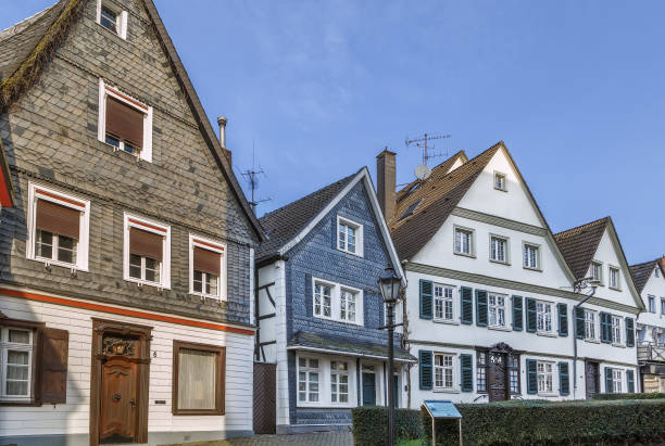 istock Street in Kettwig, Germany 1058313594