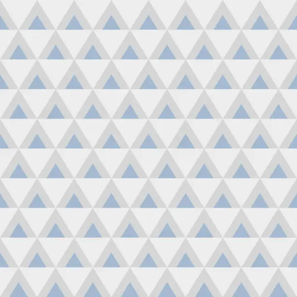 Vector illustration of Abstract geometric seamless pattern of triangles.