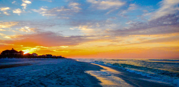 istock Sun Rising Over the Gulf Shore Beaches and Coastline 1058322440