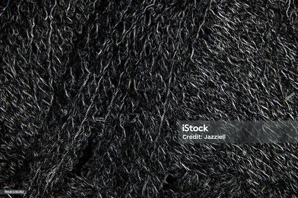 Черный шерстяной пошатнулся нити крупным планом - Стоковые фото Абстрактный роялти-фри