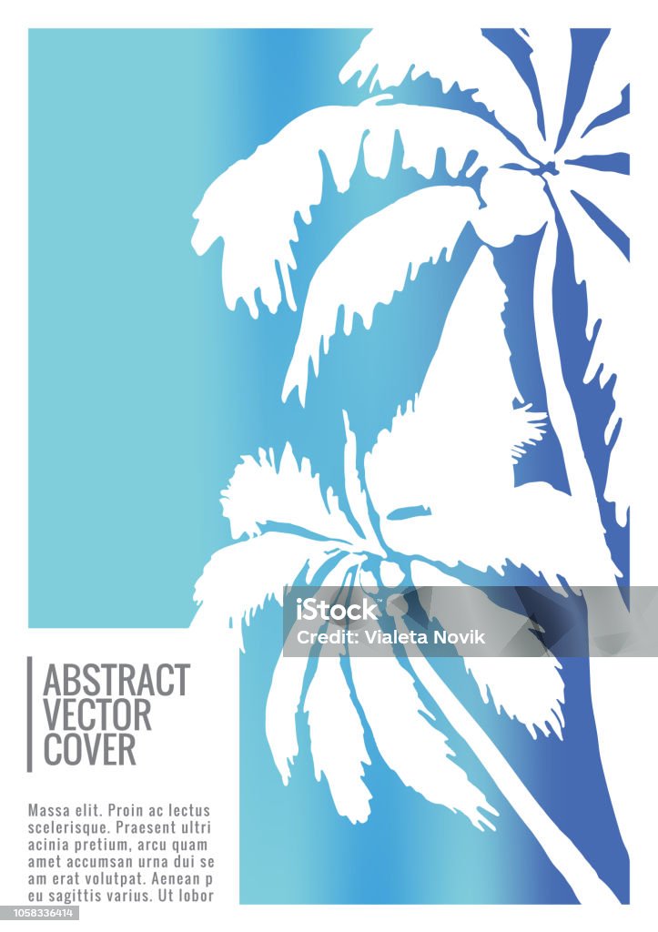 Blue Cover Abstract Blue Cover Design Template Stock Illustration - Download Image Now ...