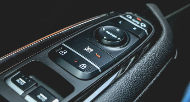 istock exterior mirror control knob in a modern car 1058337526