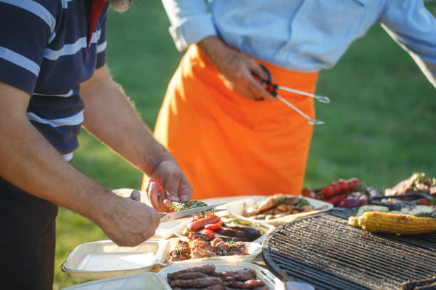 istock Food on a barbecue grill 1058339118