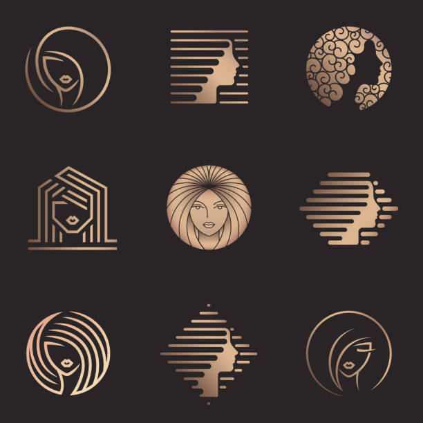 Salon Logo Illustrations, Royalty-Free Vector Graphics & Clip Art - iStock