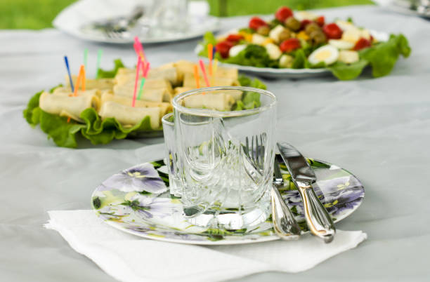 istock A beautiful set of snacks on the table during a picnic in nature 1058347612